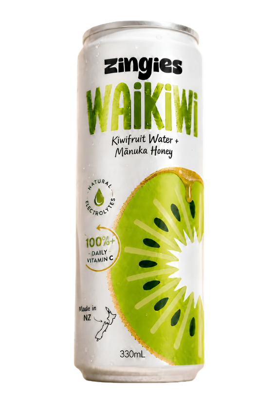 Waikiwi kiwifruit water can